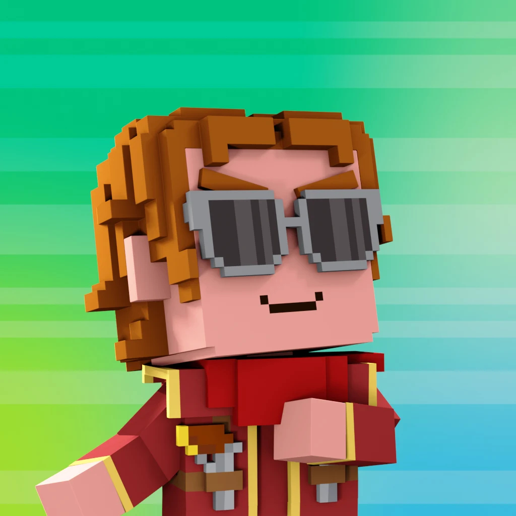 Pirate #2462 voxel render