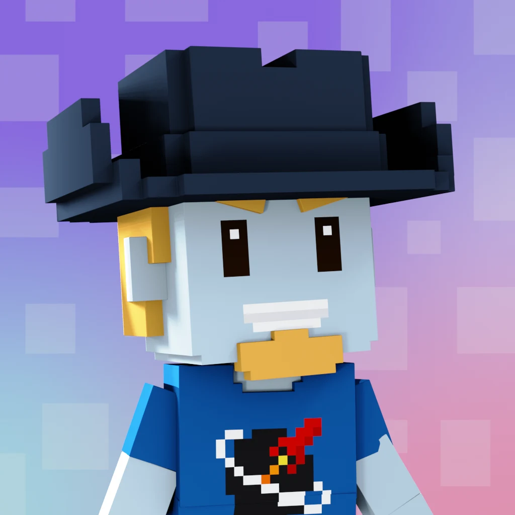 Pirate #2464 voxel render