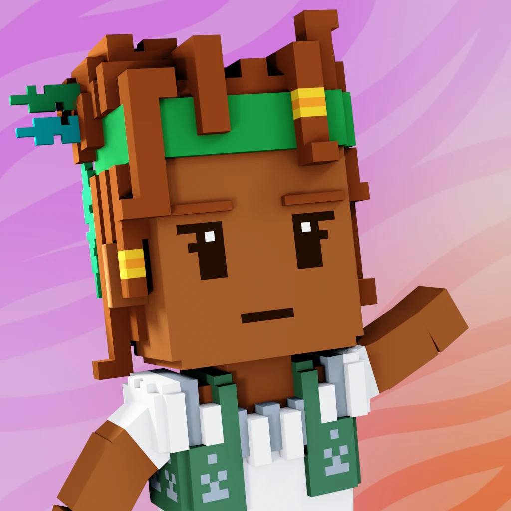 Pirate #2468 voxel render