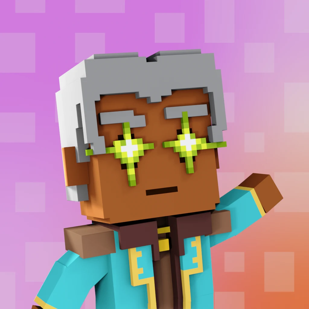Pirate #2470 voxel render