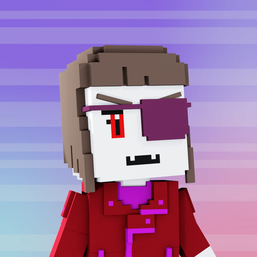 Pirate #2472 voxel render