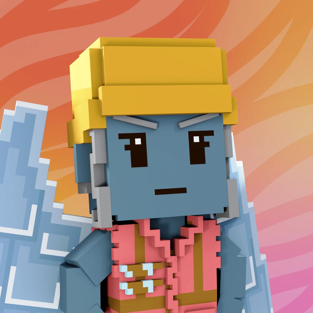 Pirate #2473 voxel render
