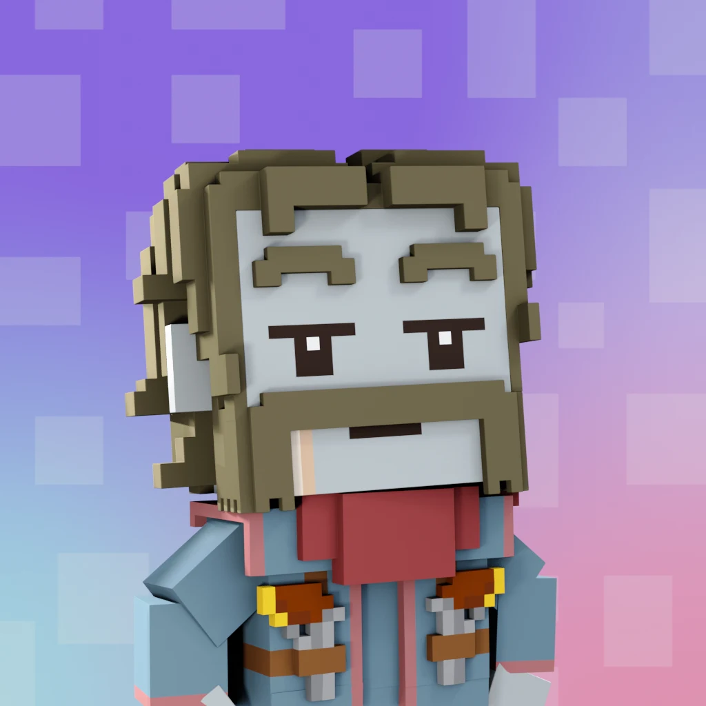 Pirate #2478 voxel render