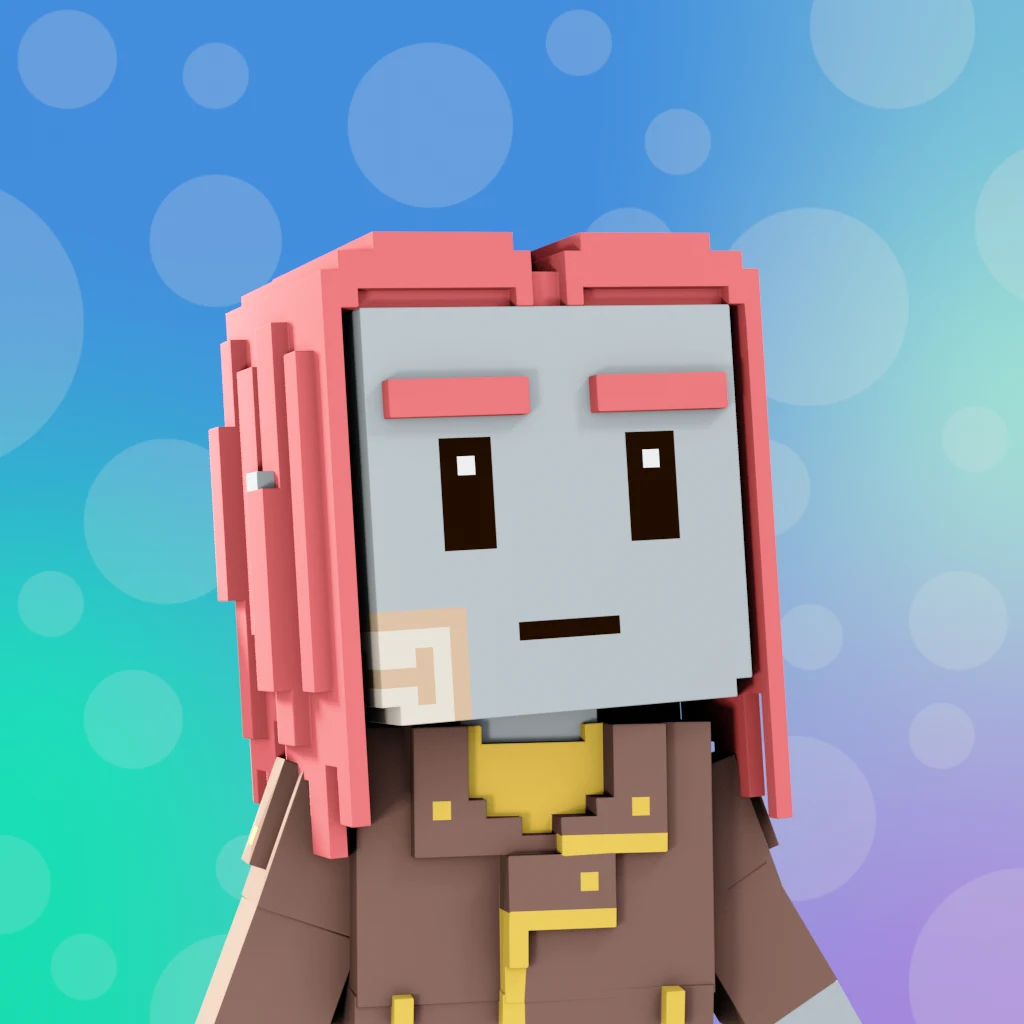 Pirate #2479 voxel render