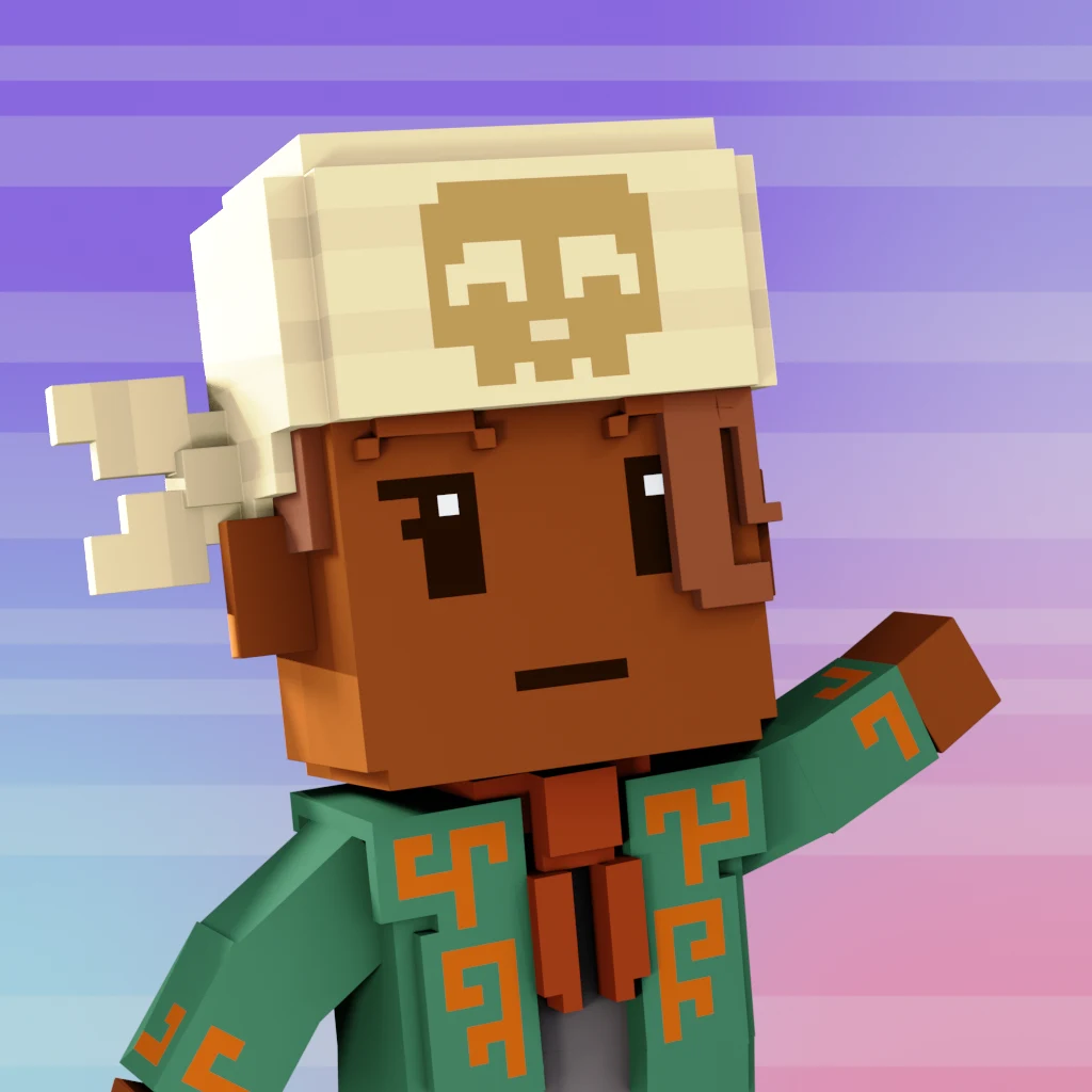 Pirate #248 voxel render