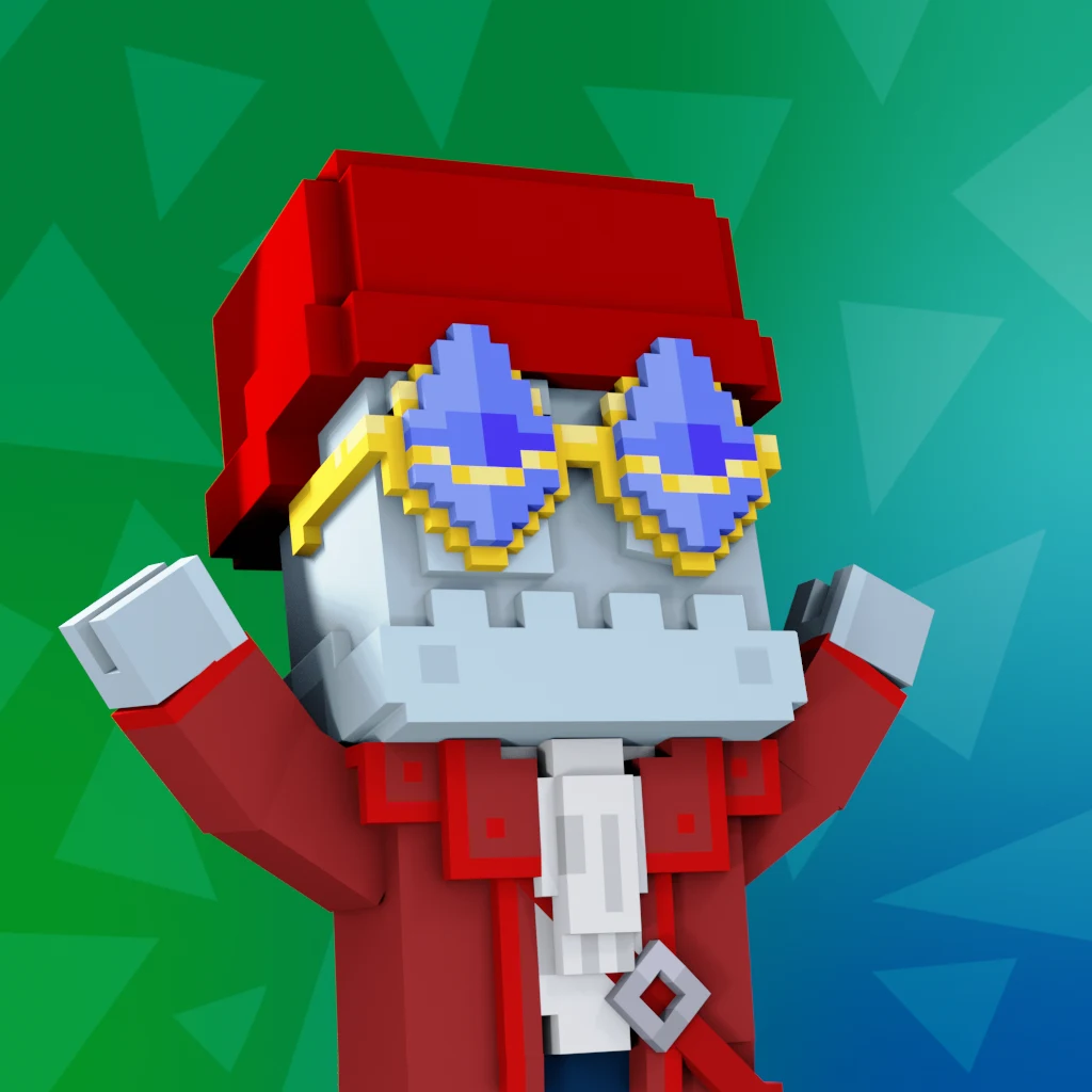 Pirate #2481 voxel render