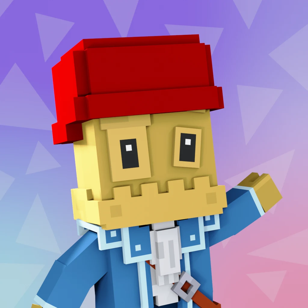 Pirate #2482 voxel render
