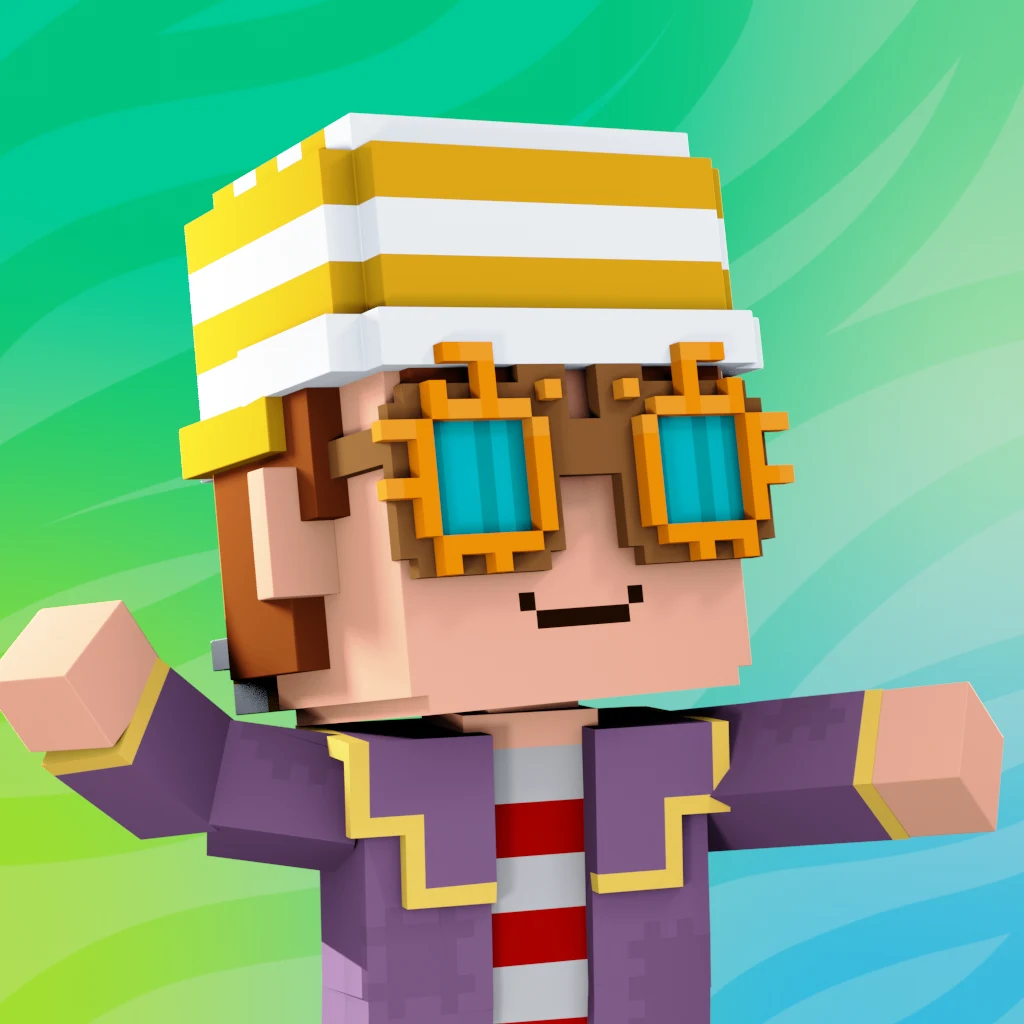 Pirate #2486 voxel render