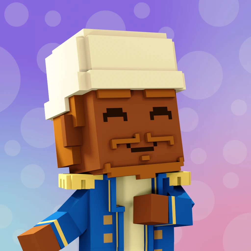 Pirate #2488 voxel render