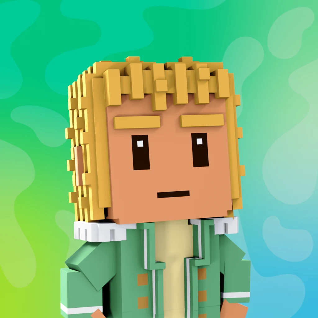 Pirate #2493 voxel render