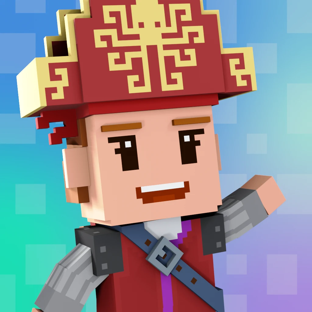 Pirate #2495 voxel render