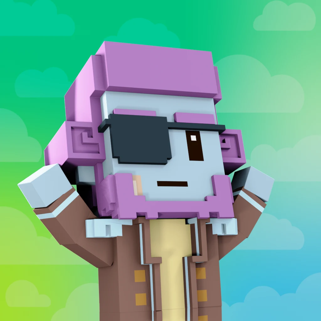 Pirate #2497 voxel render