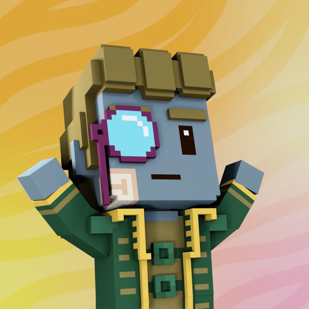 Pirate #25 voxel render