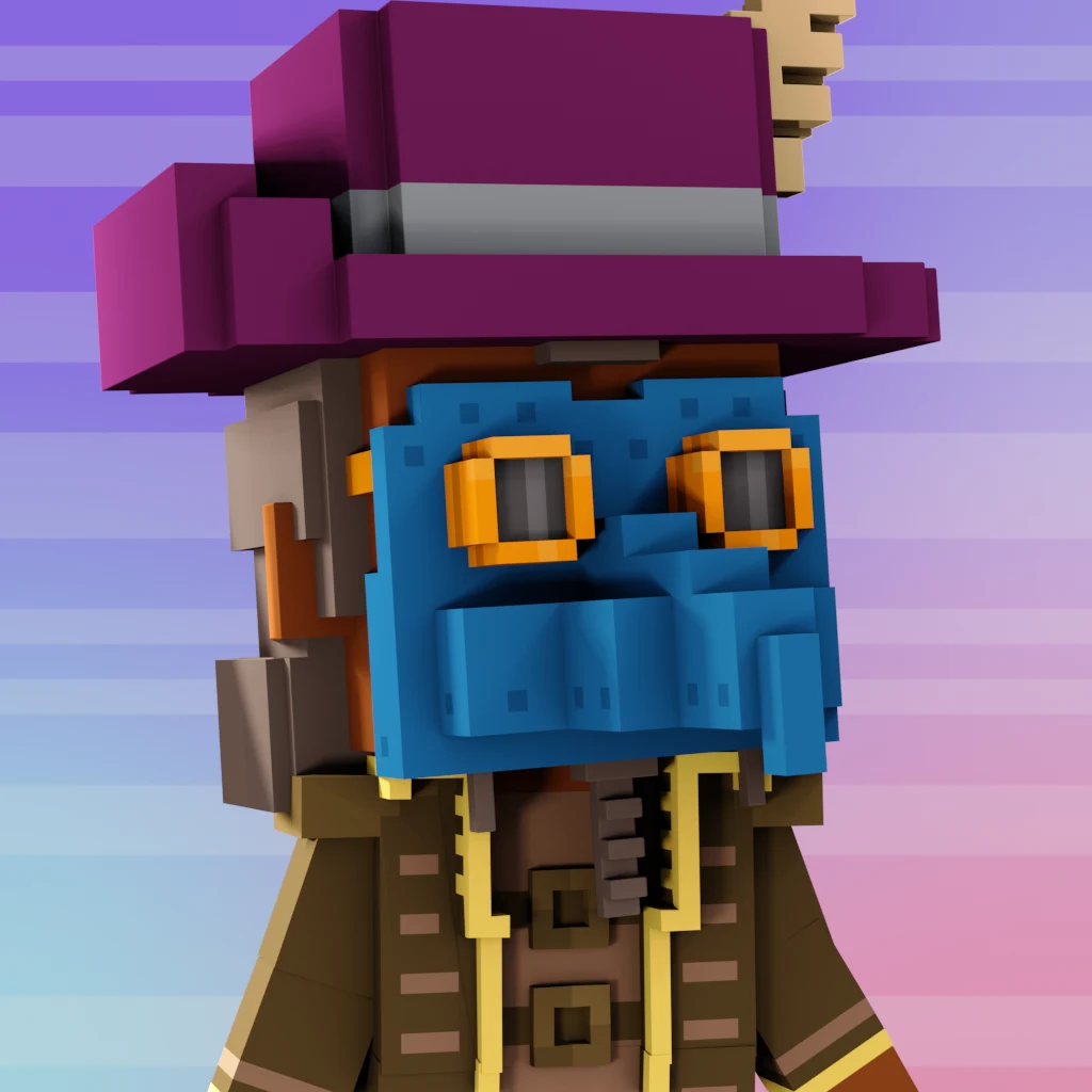 Pirate #250 voxel render