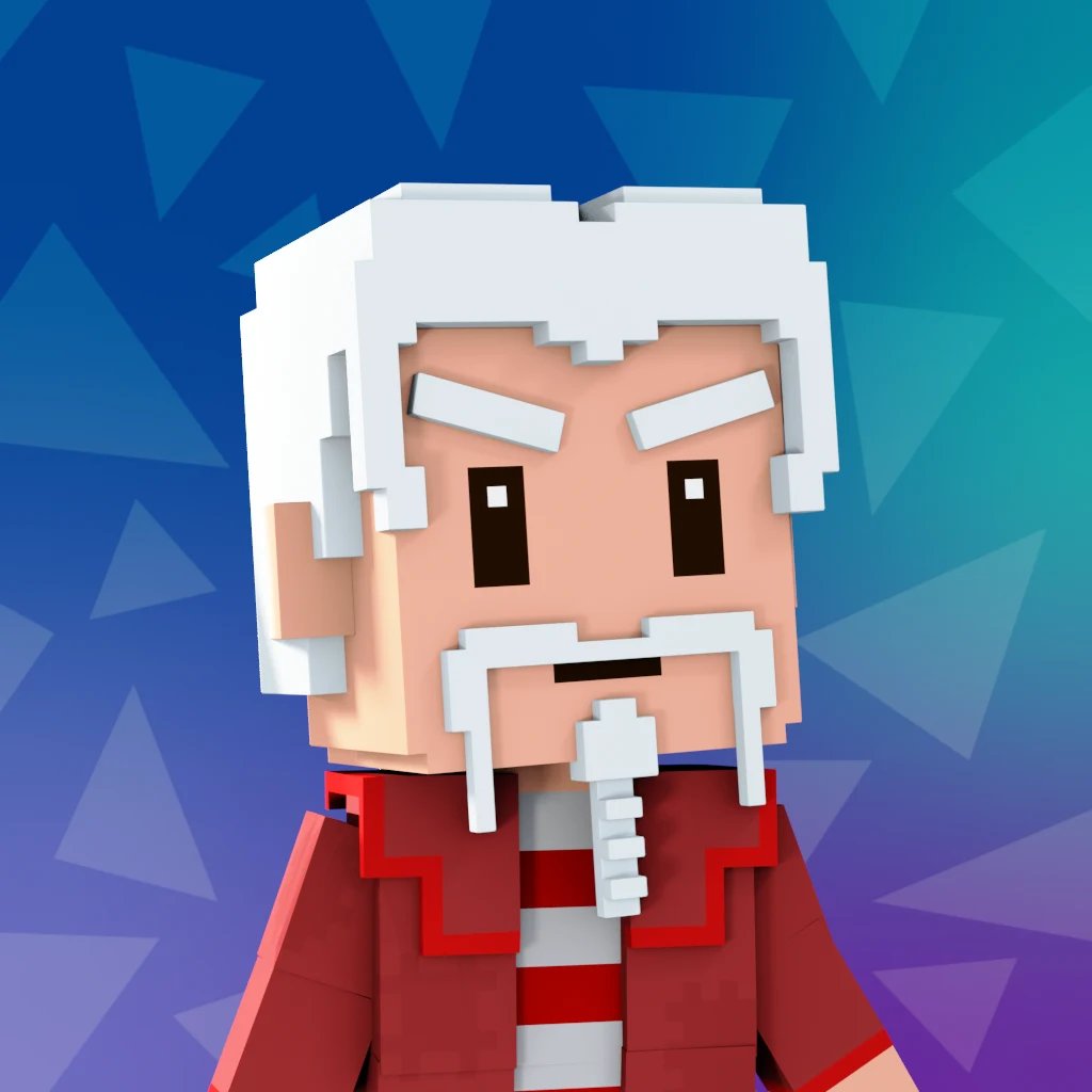 Pirate #2501 voxel render