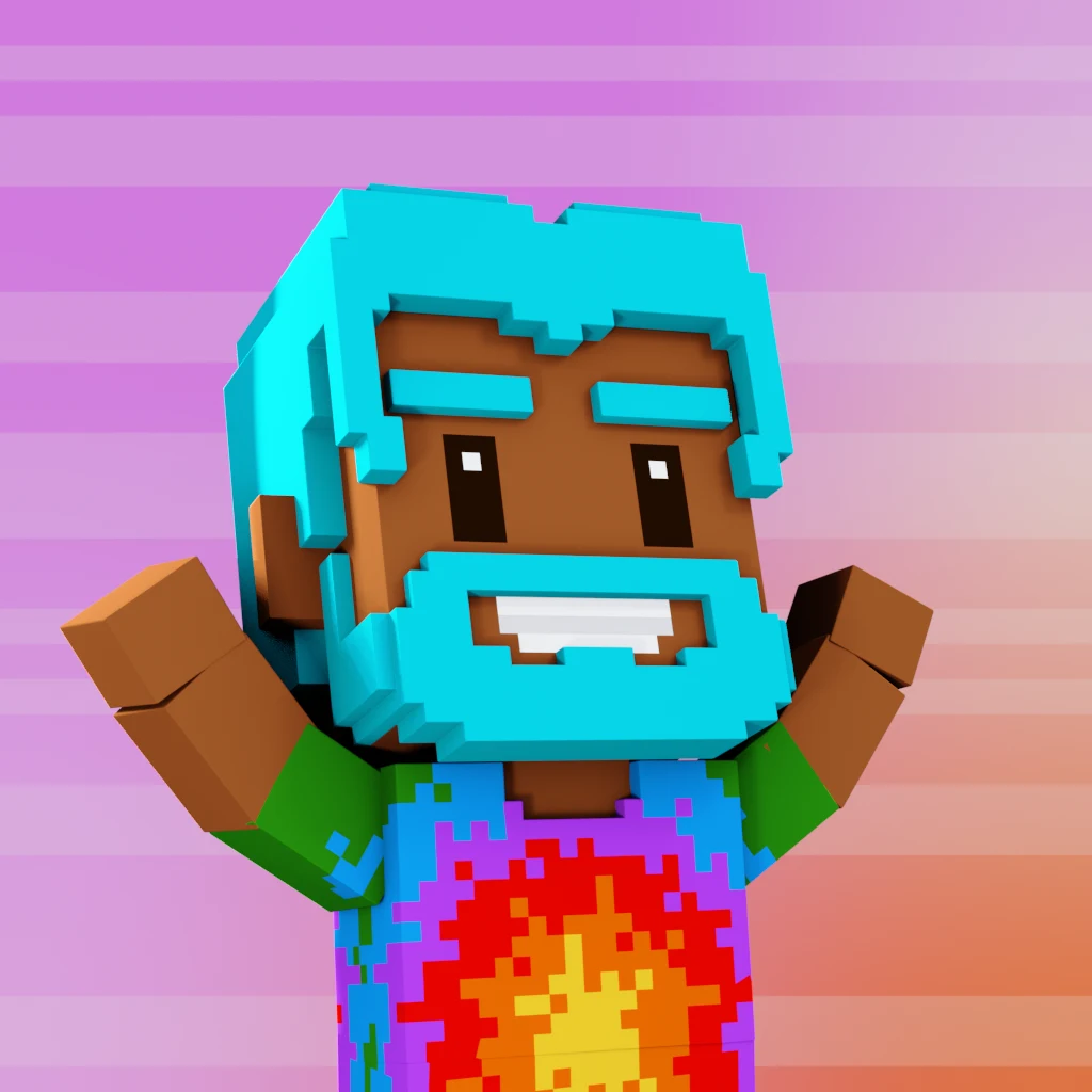 Pirate #2503 voxel render