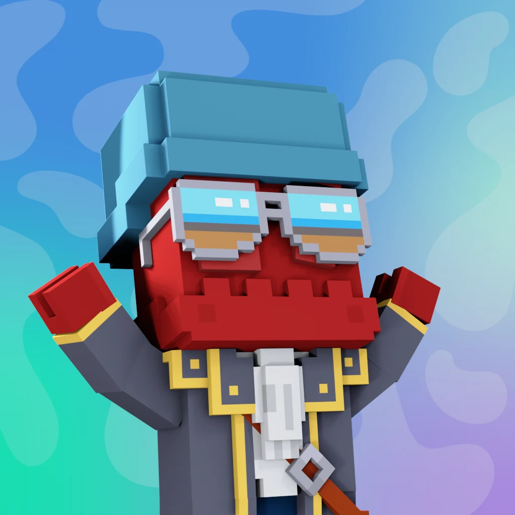 Pirate #2504 voxel render