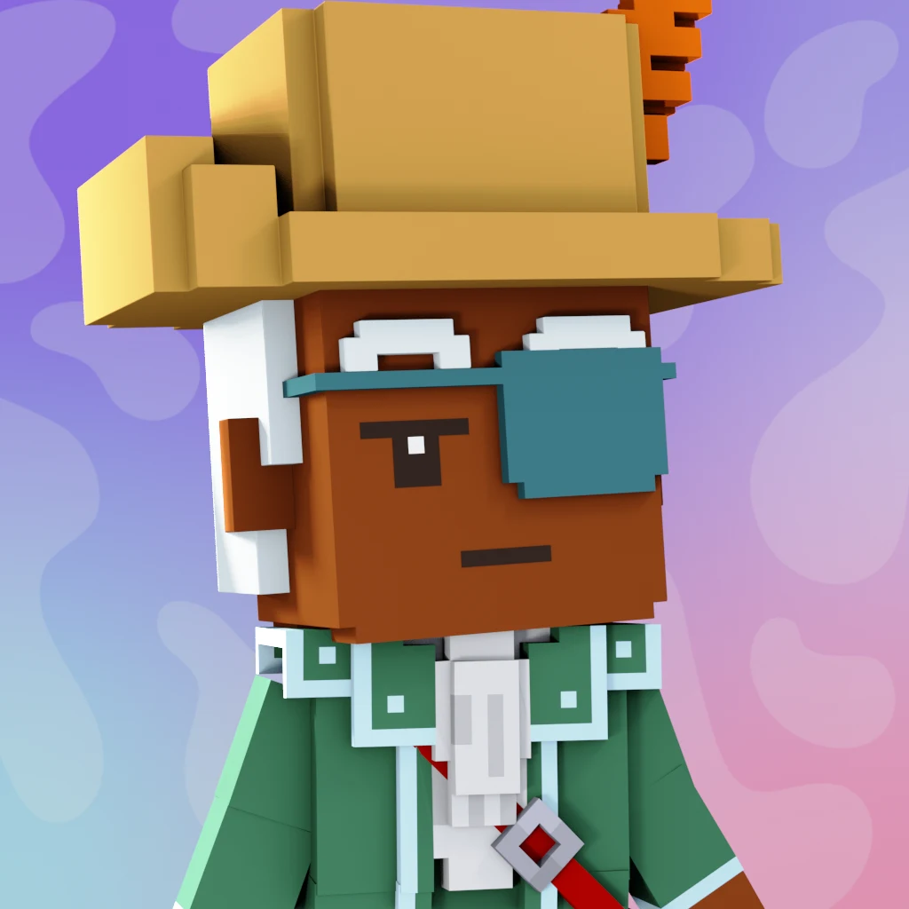 Pirate #251 voxel render