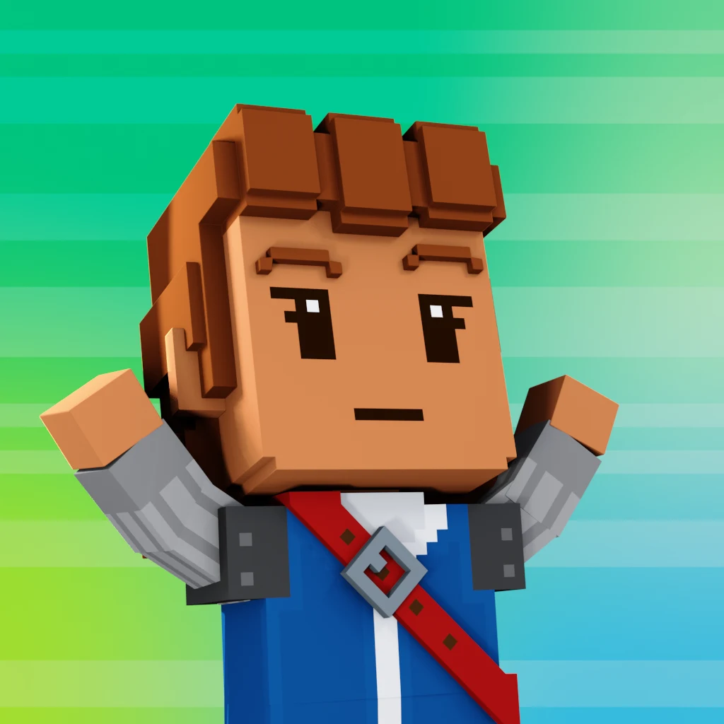 Pirate #2511 voxel render