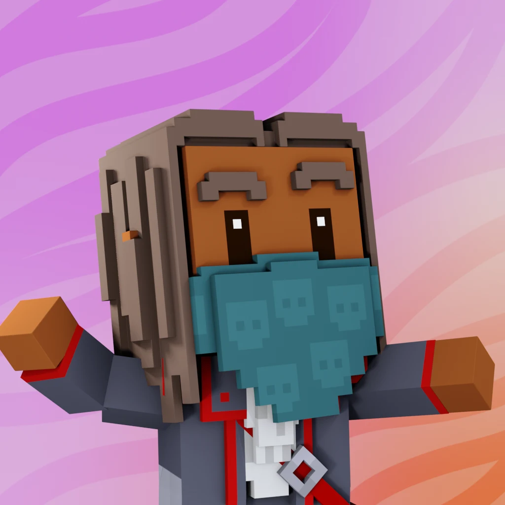 Pirate #2514 voxel render