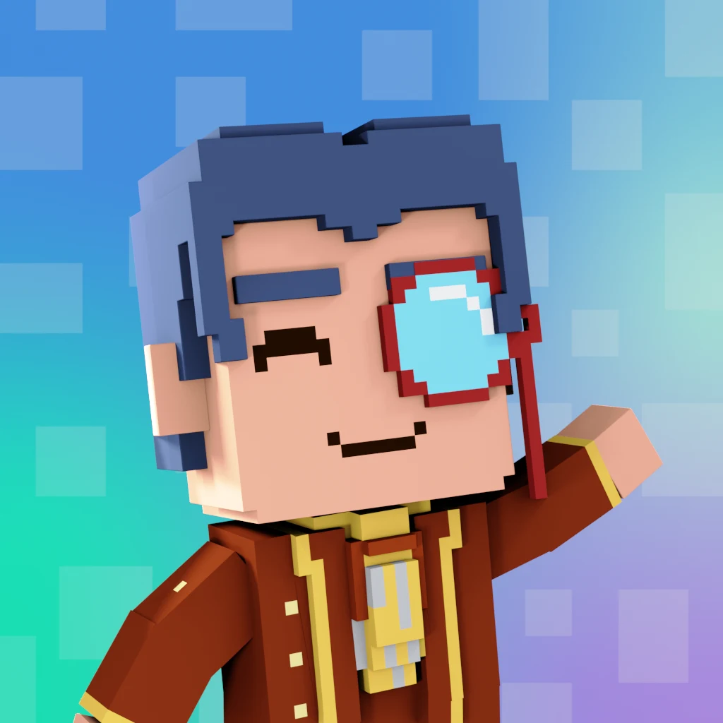 Pirate #2515 voxel render