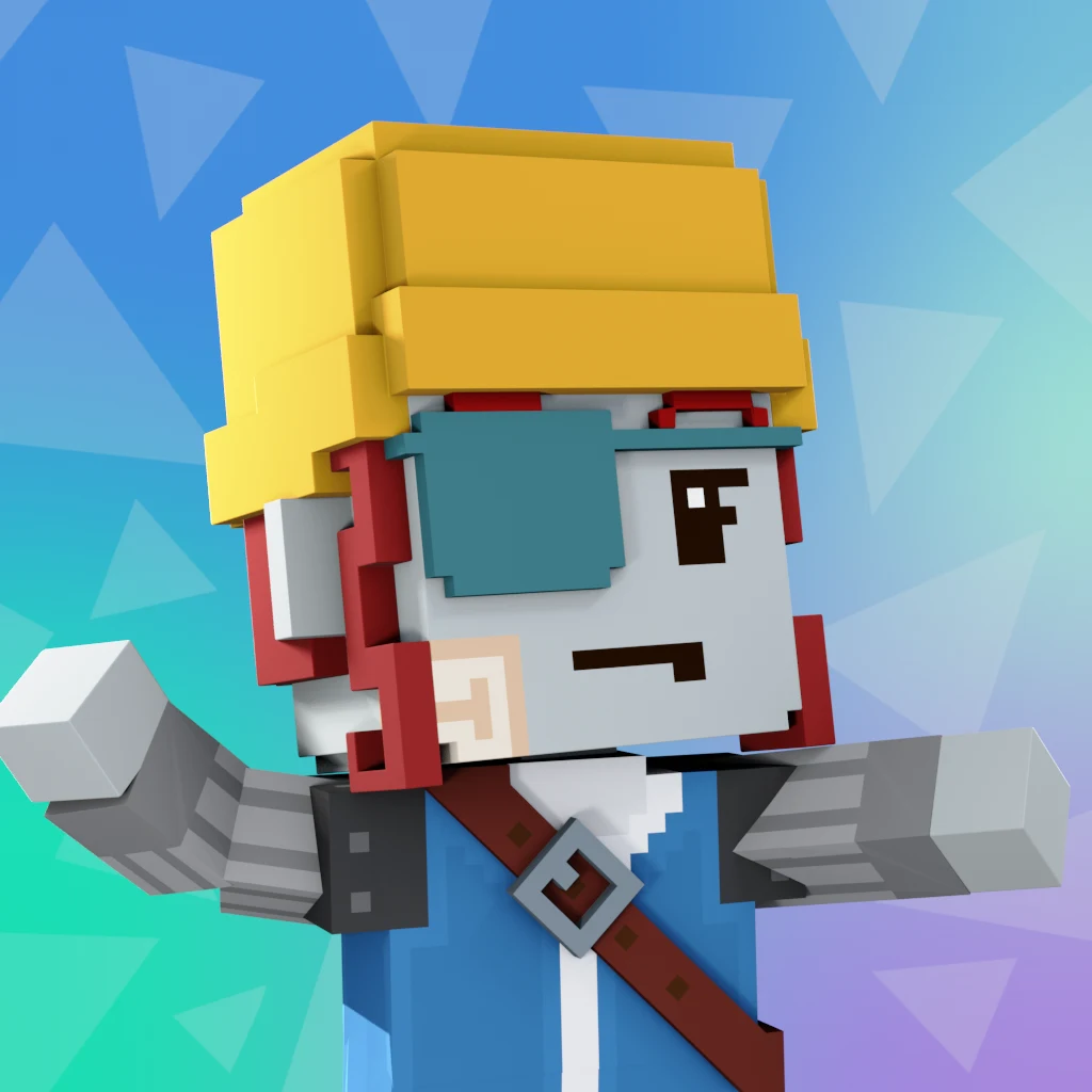 Pirate #2516 voxel render