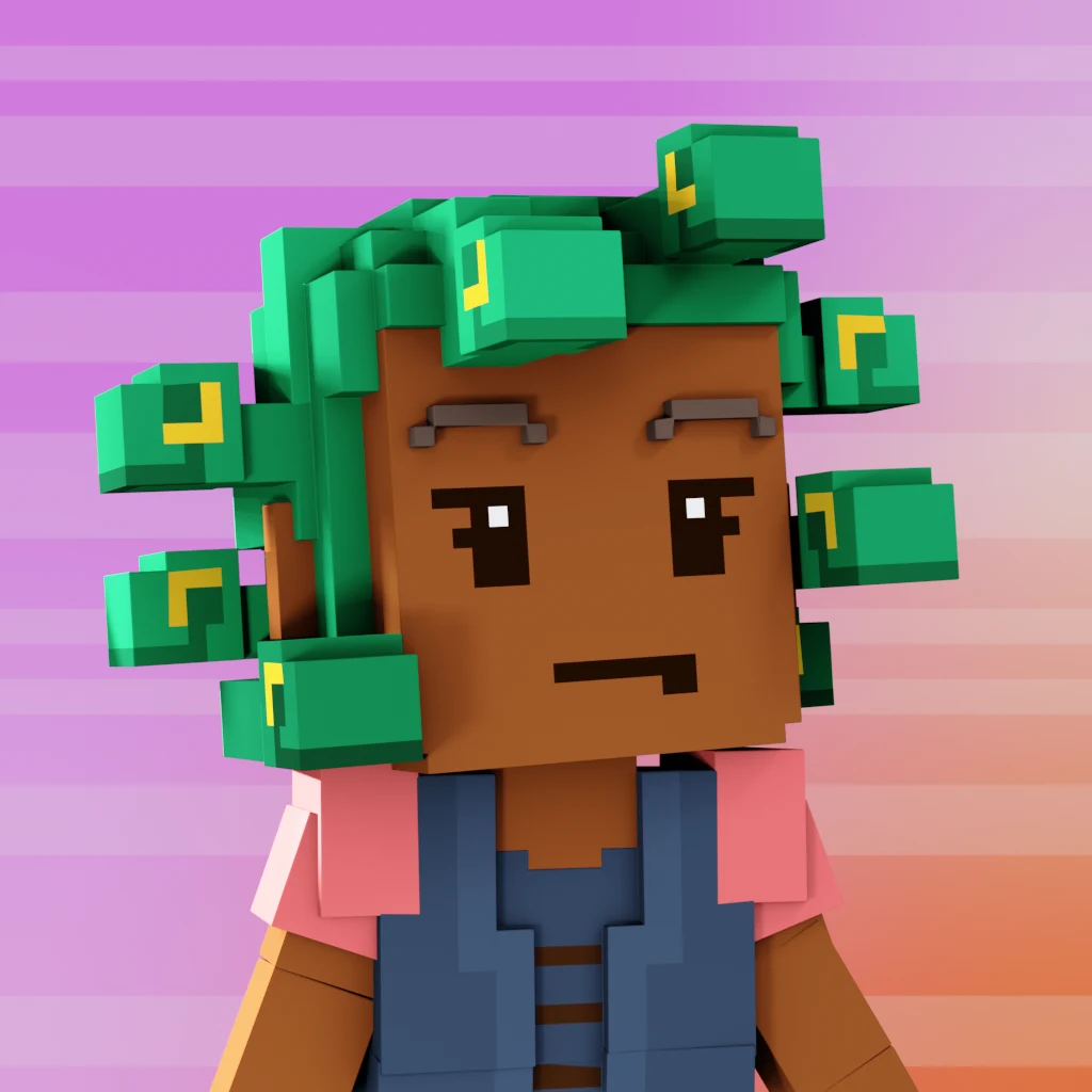 Pirate #2517 voxel render