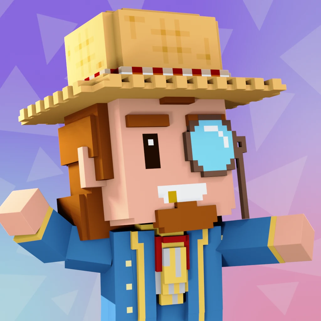 Pirate #2518 voxel render