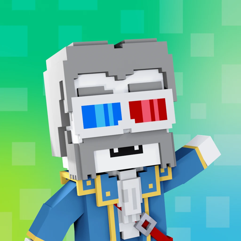 Pirate #2519 voxel render
