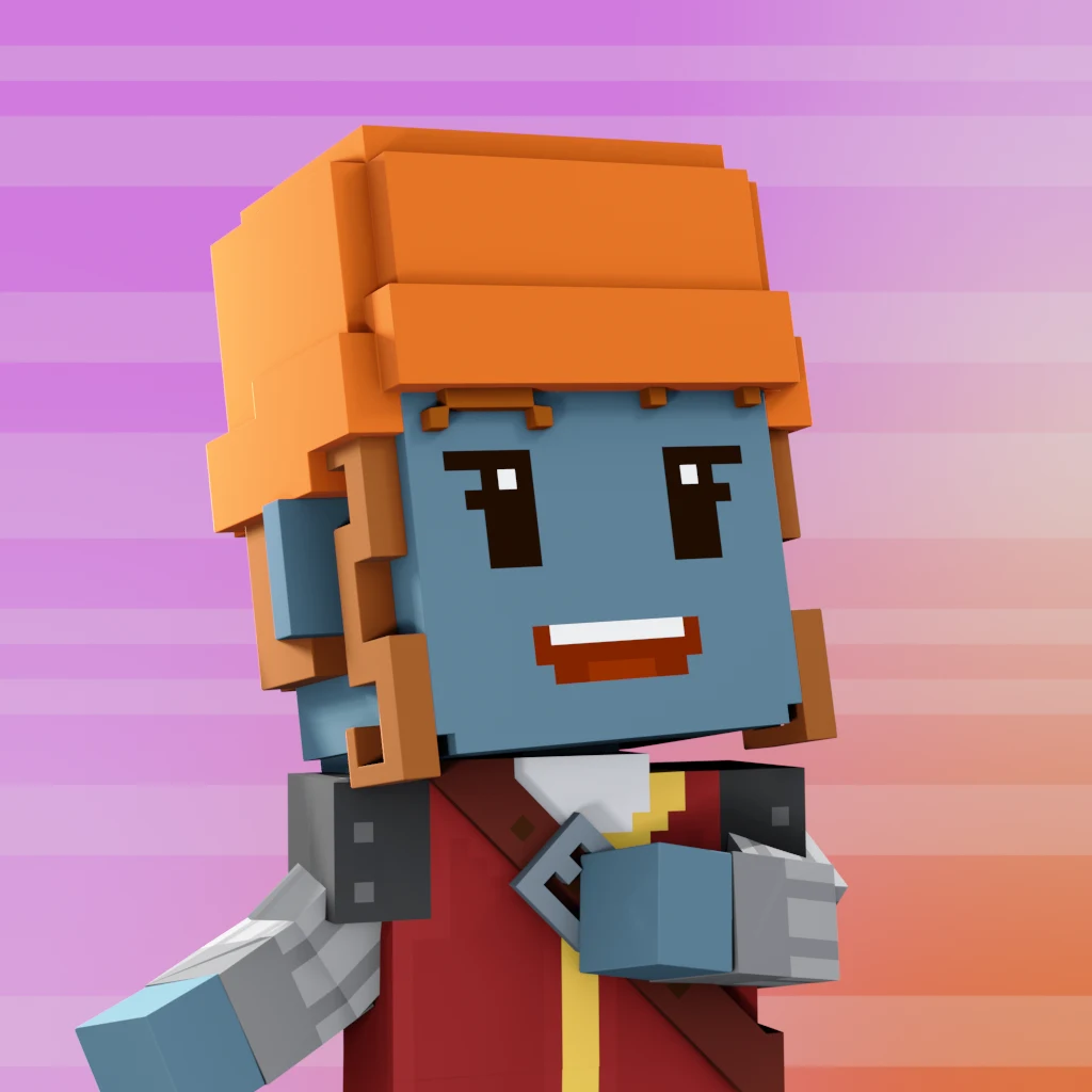 Pirate #252 voxel render