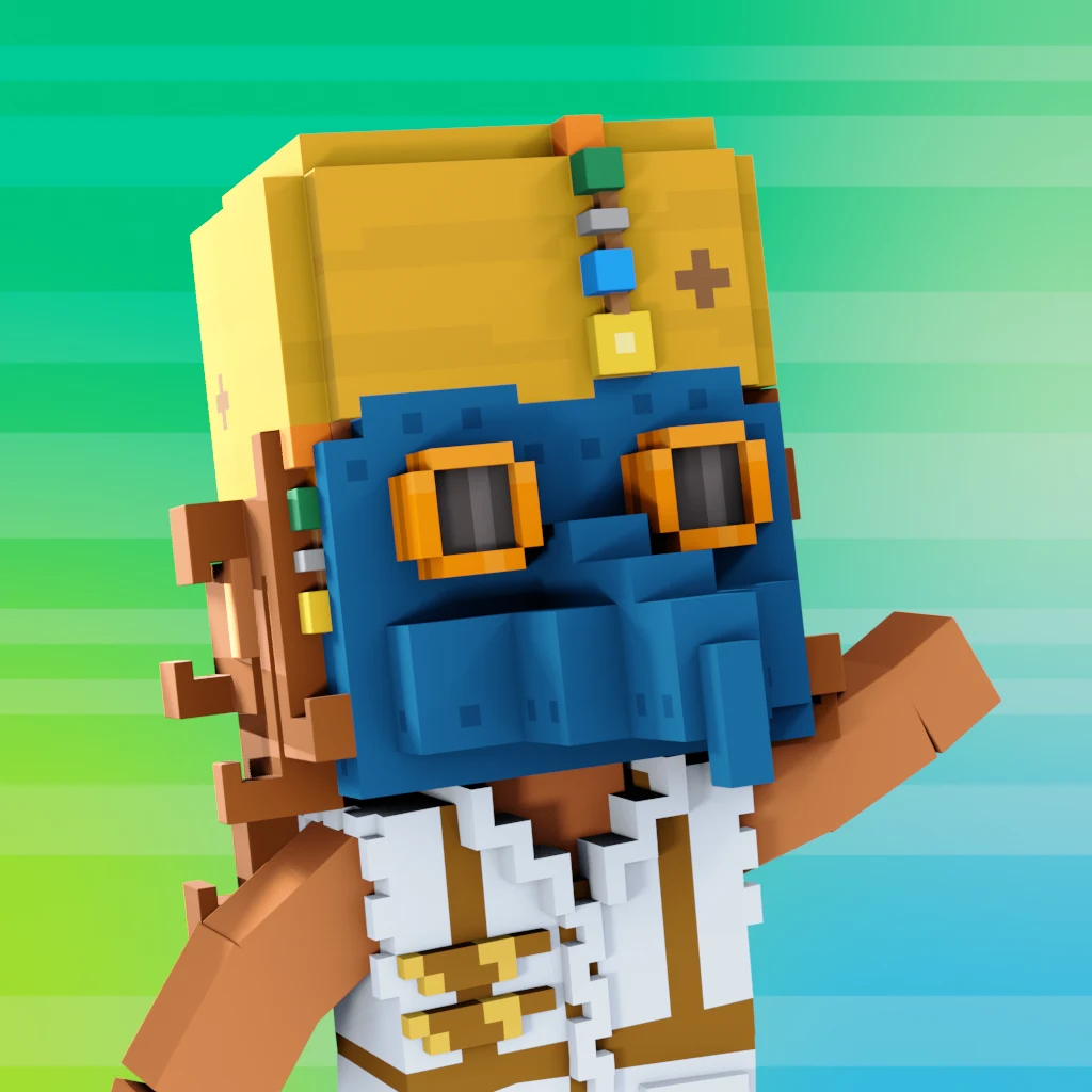 Pirate #2525 voxel render