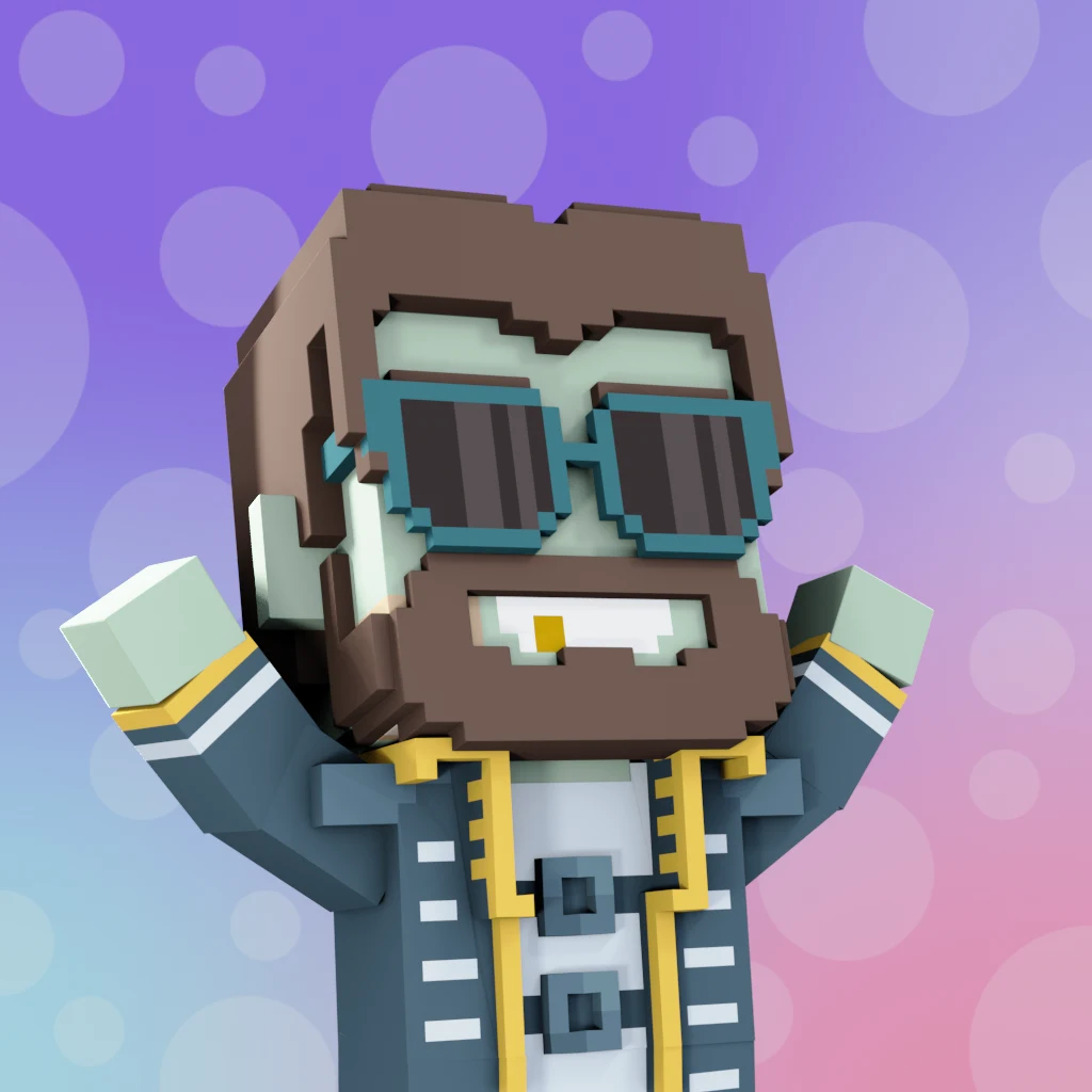 Pirate #2527 voxel render