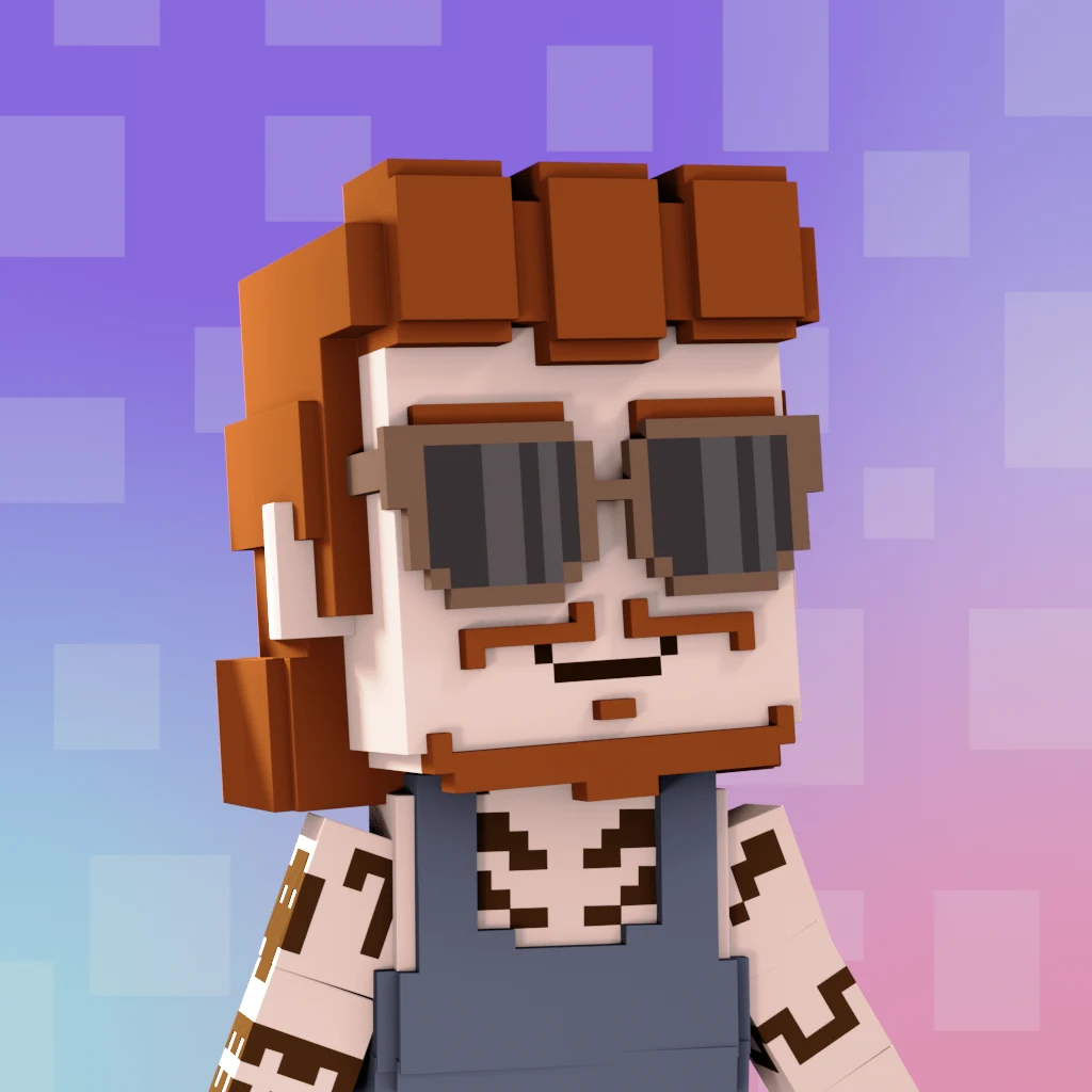 Pirate #2529 voxel render