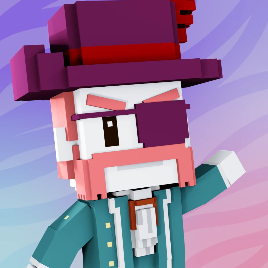 Pirate #2530 voxel render