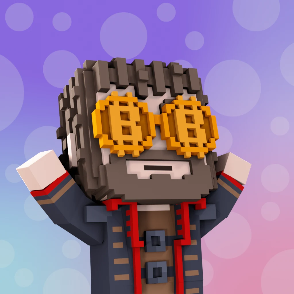 Pirate #2532 voxel render