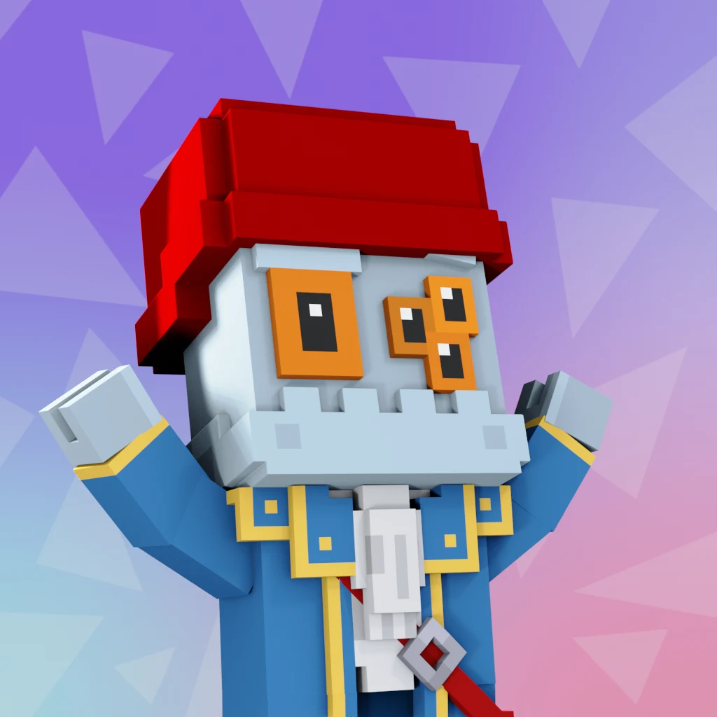 Pirate #2533 voxel render