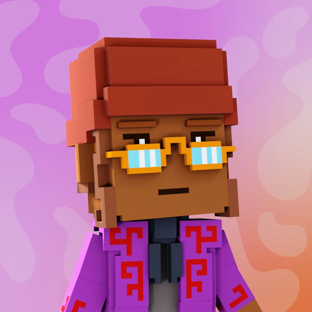 Pirate #2538 voxel render