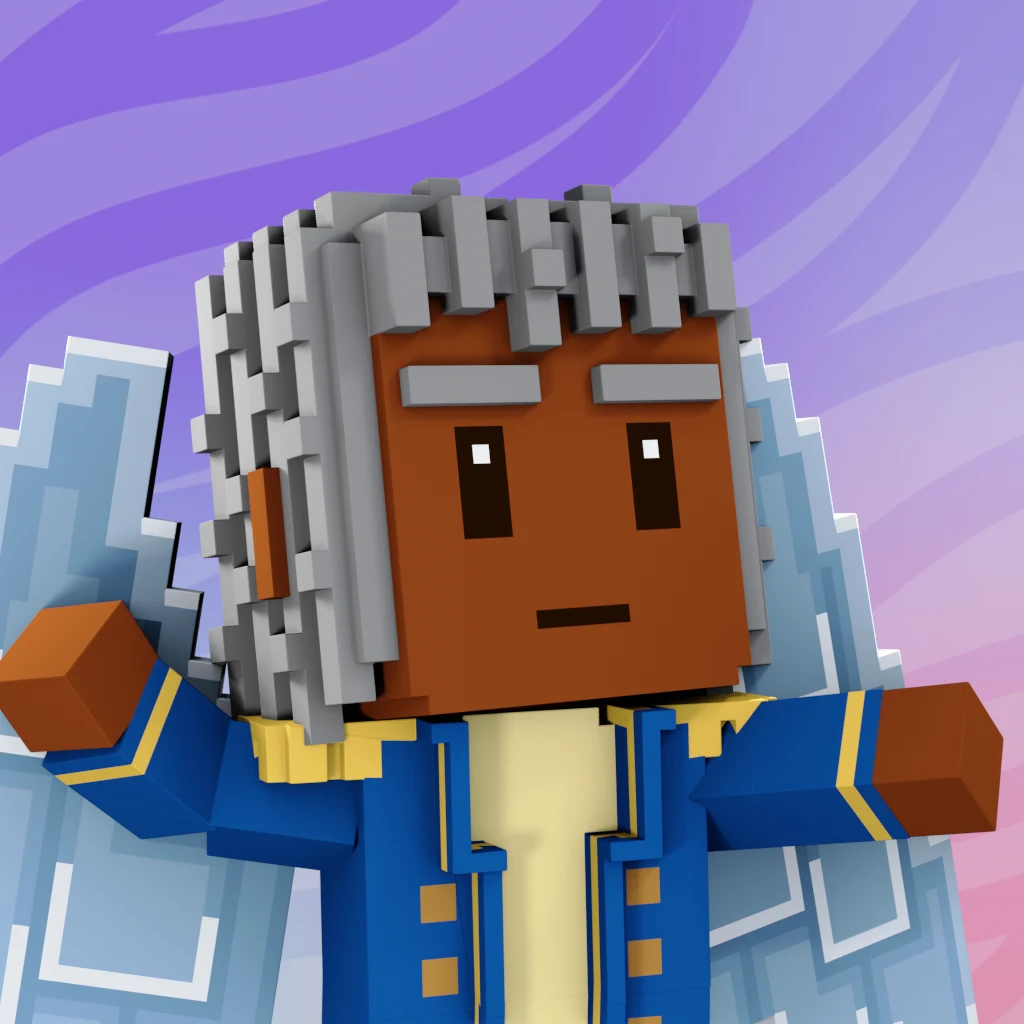 Pirate #2539 voxel render