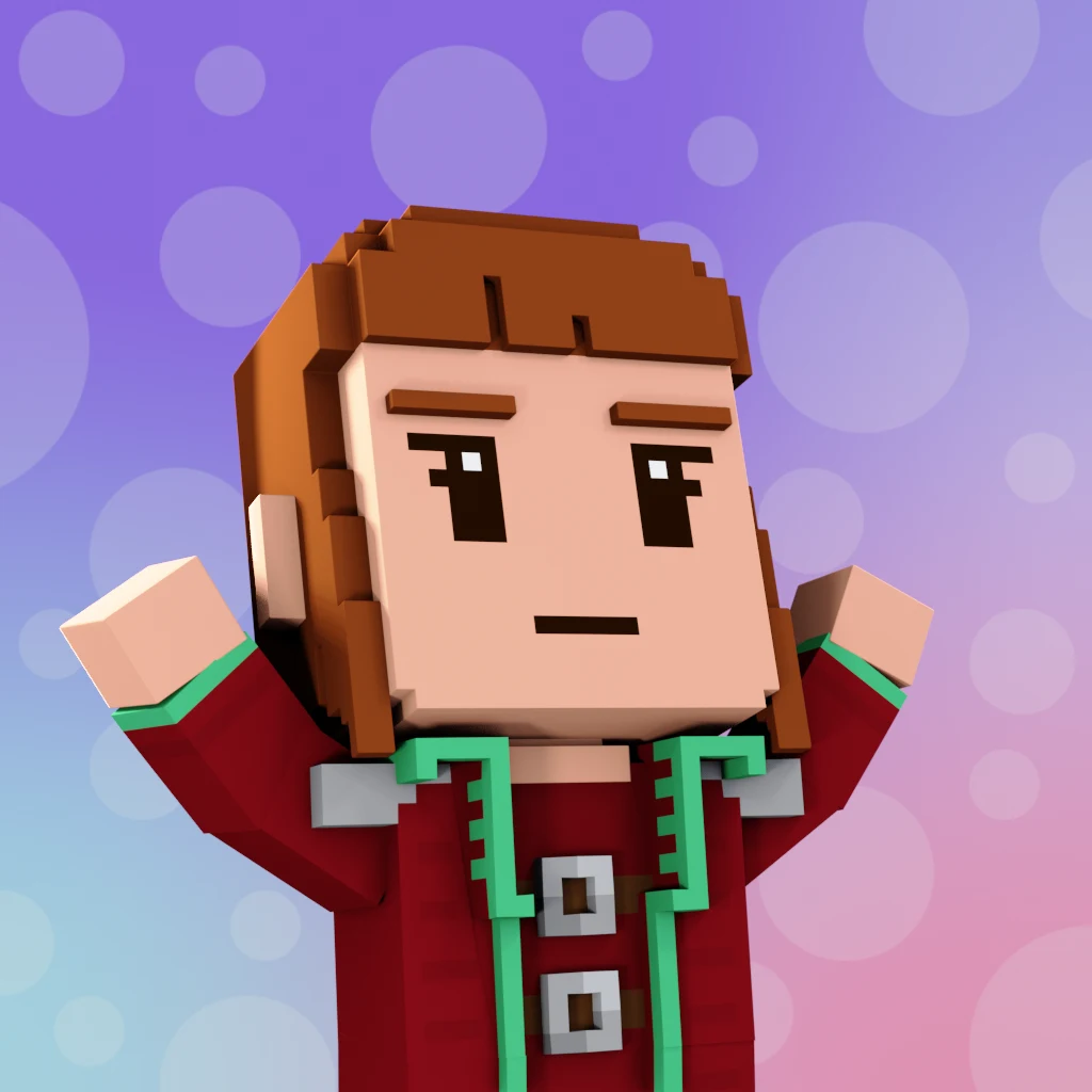 Pirate #2540 voxel render