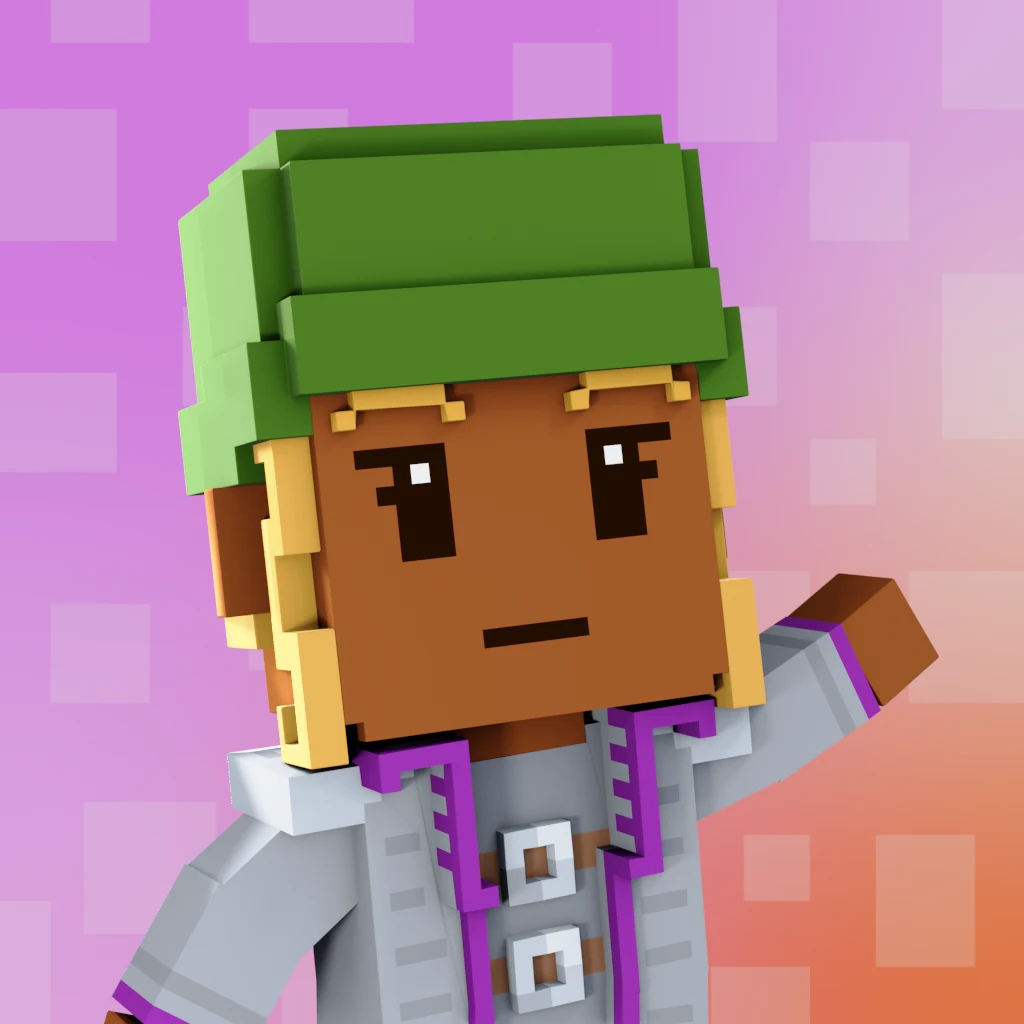Pirate #2541 voxel render