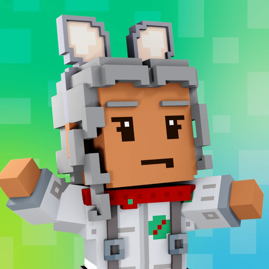 Pirate #2543 voxel render