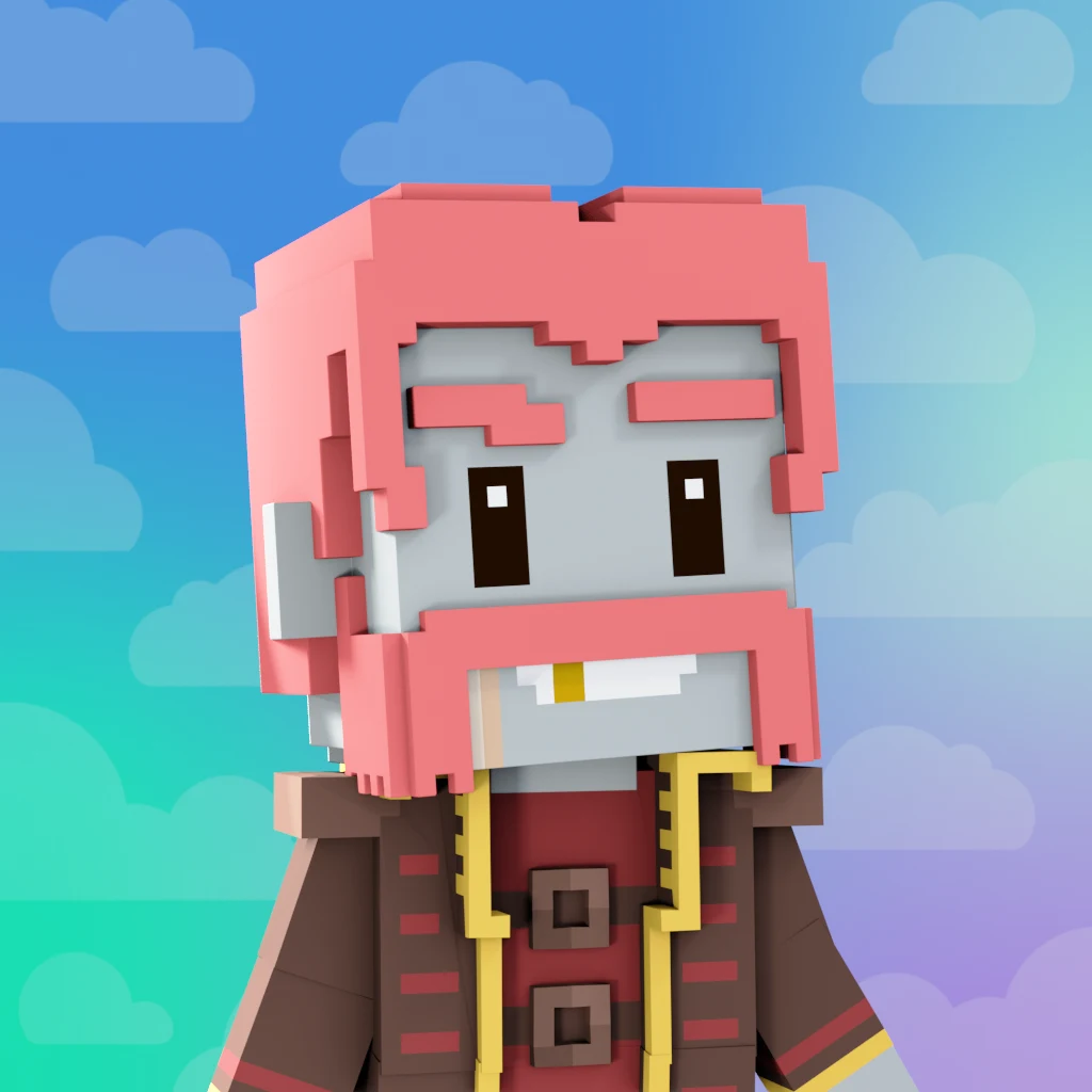 Pirate #2546 voxel render