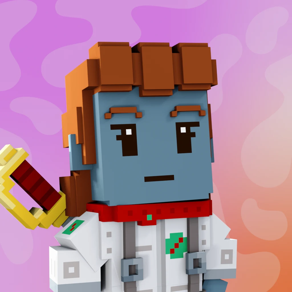 Pirate #2548 voxel render