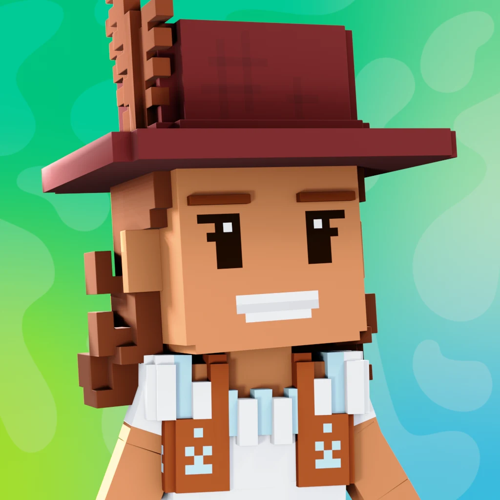 Pirate #255 voxel render