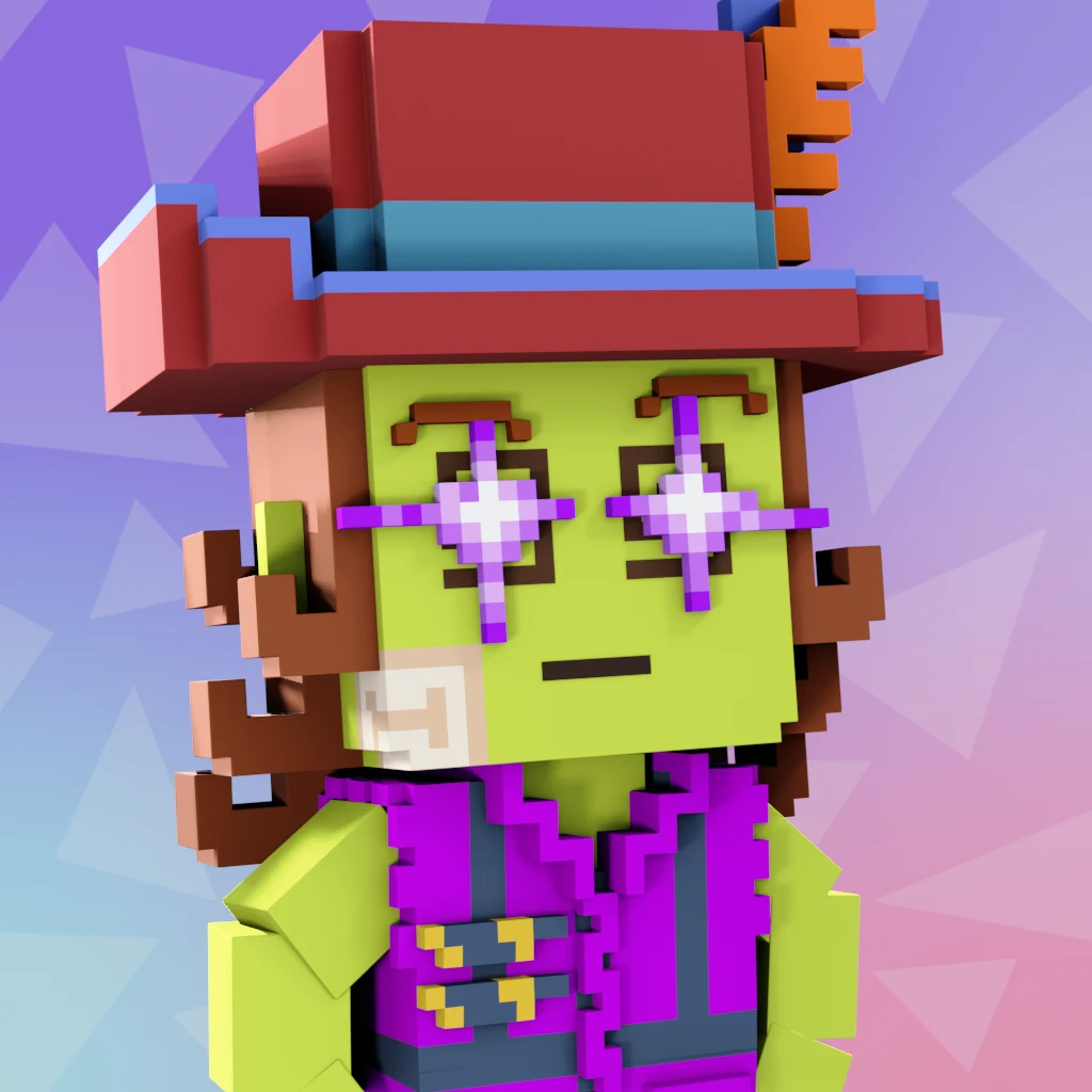 Pirate #2550 voxel render