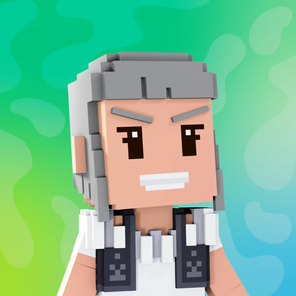 Pirate #2551 voxel render