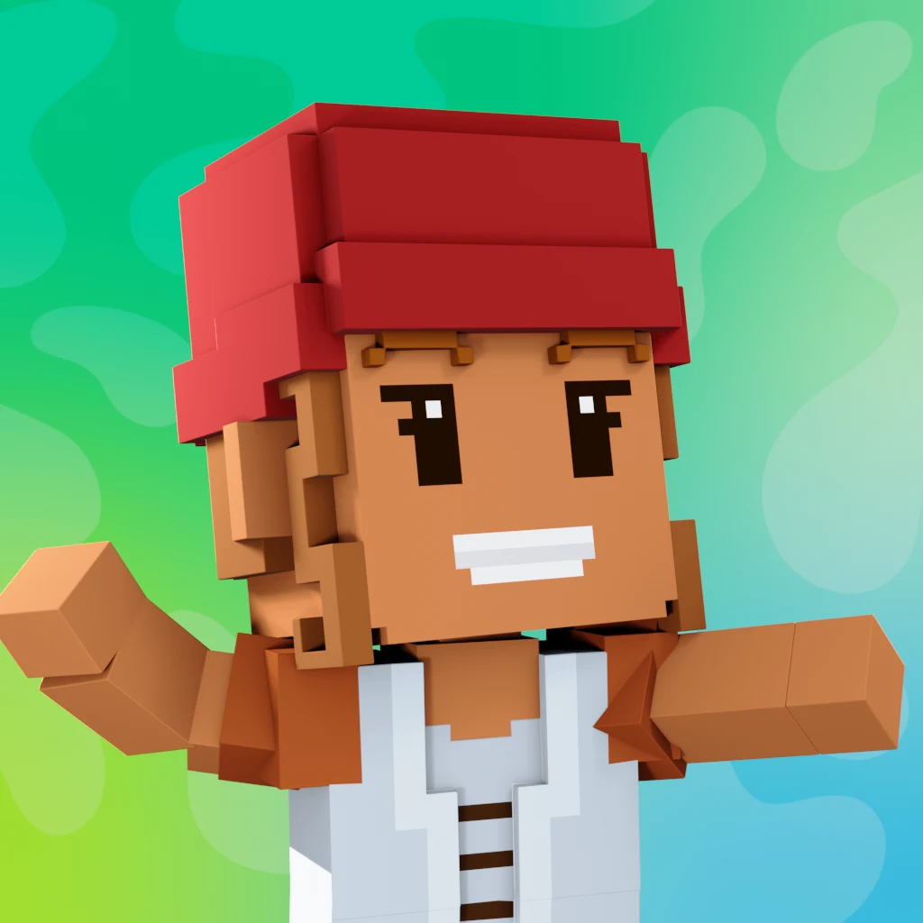 Pirate #2556 voxel render