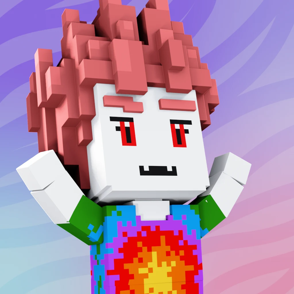 Pirate #2557 voxel render
