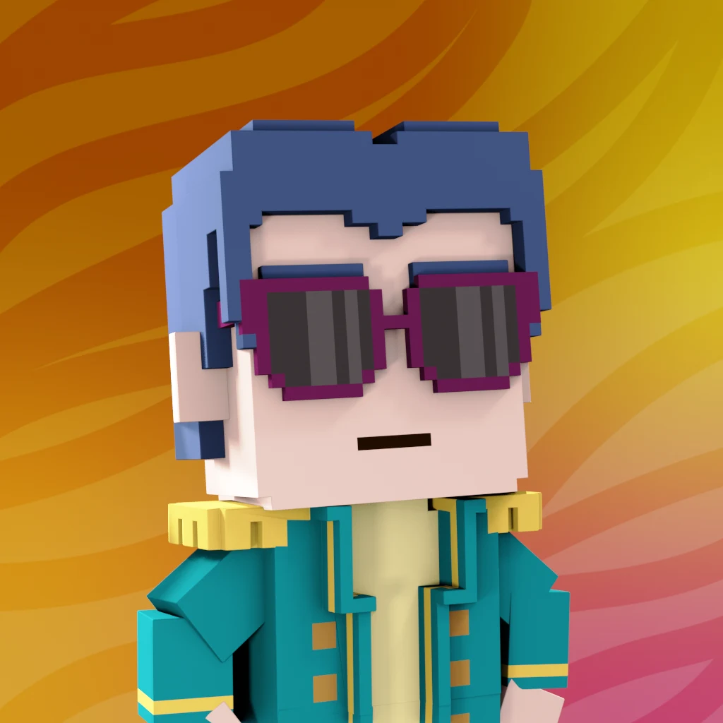 Pirate #2561 voxel render