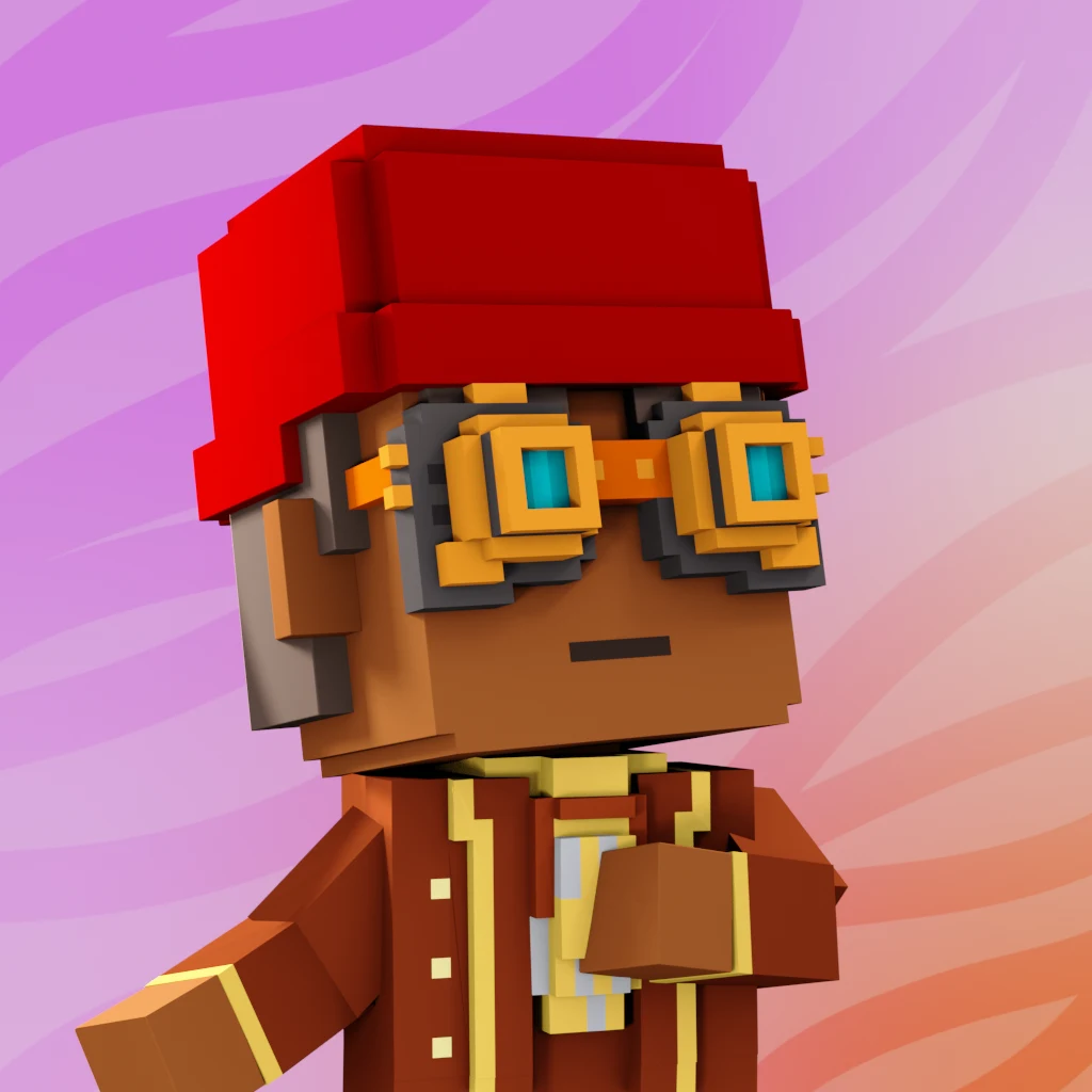 Pirate #2564 voxel render